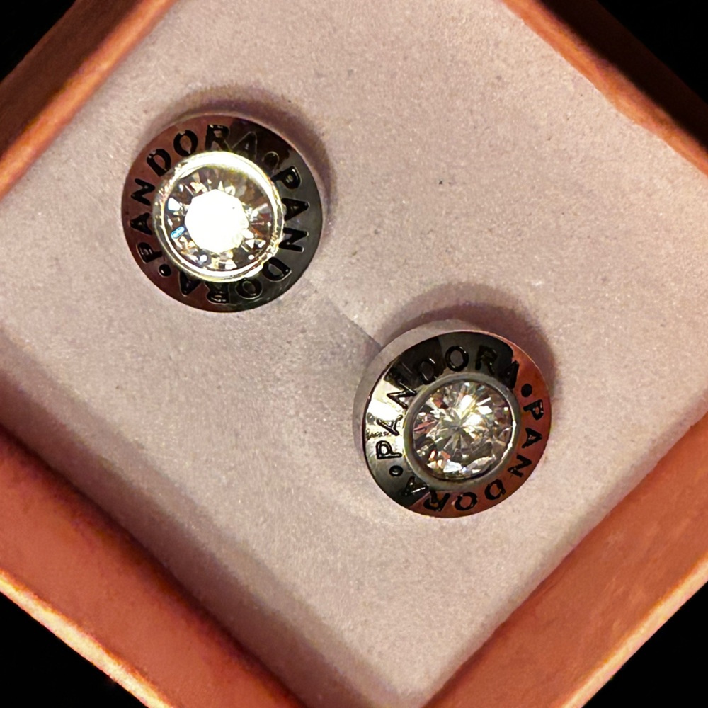 White Gold Earrings